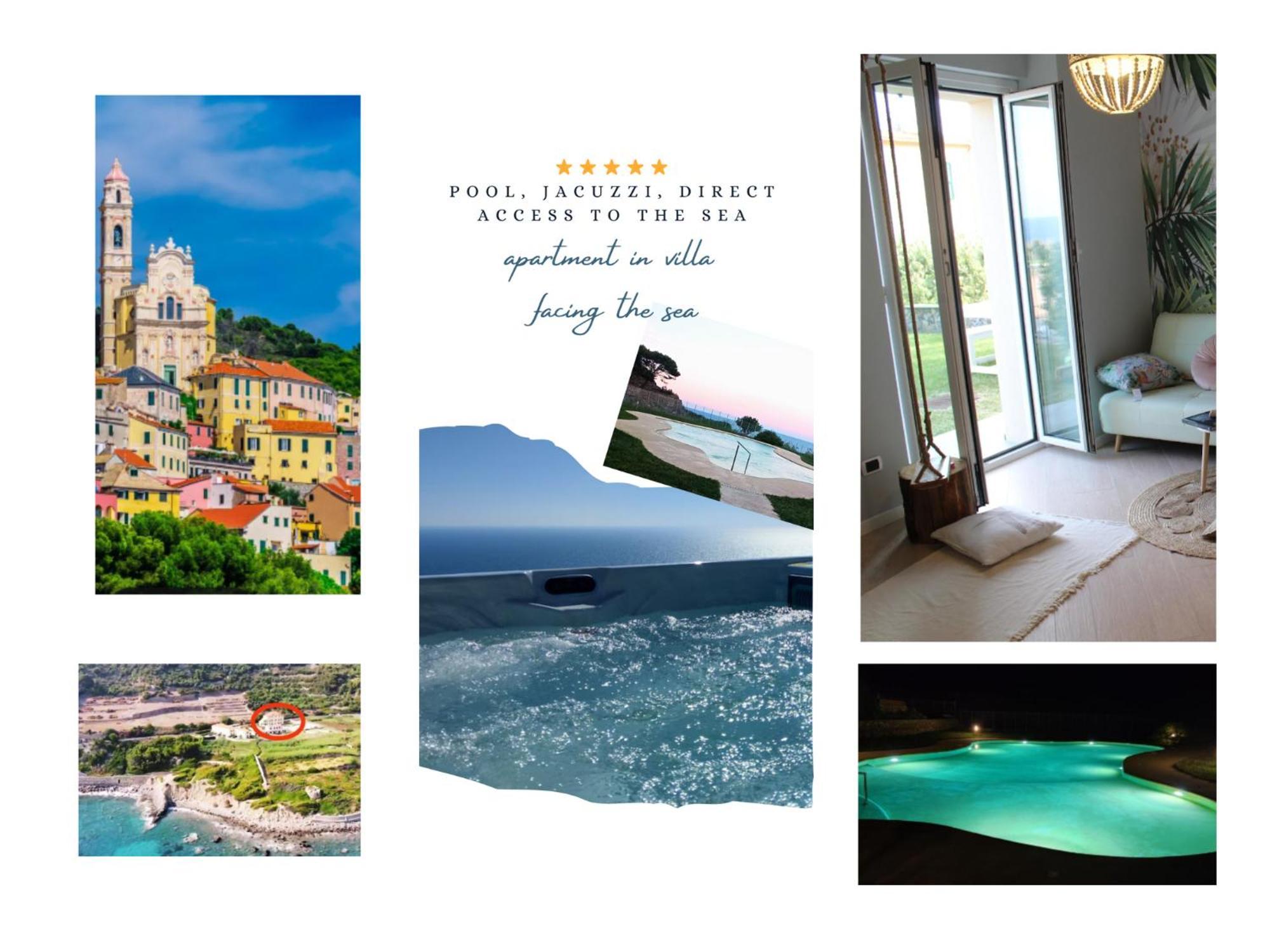 Cluxury-Torre Dei Saraceni Boutique Apt By The Sea Beach, Pool,Private Jacuzzi, Parking Cervo Luaran gambar